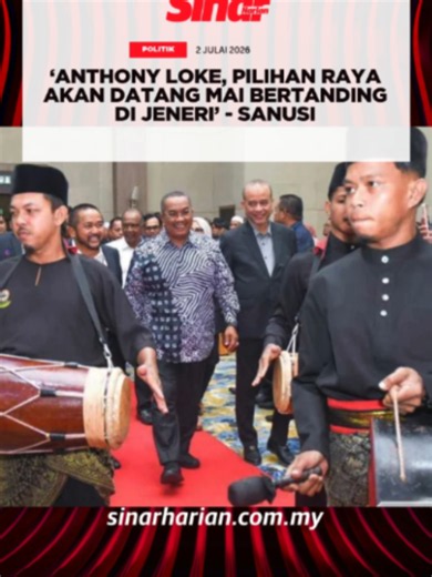 Setiausaha Agung DAP, Anthony Loke dicabar untuk bertanding di kerusi Dewan Undangan Negeri (DUN) Jeneri pada pilihan raya akan datang jika benar mahu membuktikan kekuatan sokongan parti itu. Ketua Pengarah Pilihan Raya Pas, Datuk Seri Muhammad Sanusi Md Nor berkata demikian menjawab dakwaan kononnya Pas takut untuk berdepan DAP dalam Pilihan Raya Negeri (PRN) Johor. Anda boleh baca berita penuh di portal Sinar Harian di www.sinarharian.com.my atau swipe up di IG story serta jangan lupa follow I