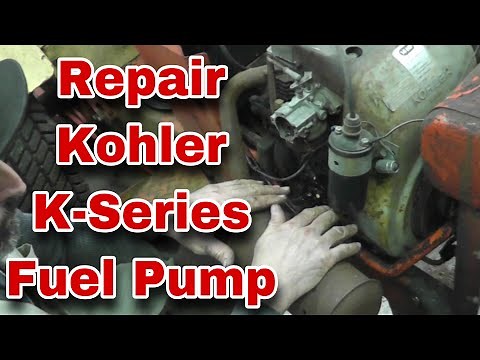 How-To Repair Kohler K Series Fuel Pump - with Taryl