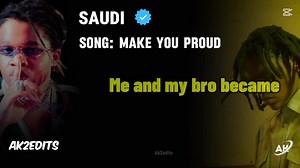 Saudi - Make you proud 🔥🇿🇦❤️ Msotra 🐐✍️ | SA Hip Hop & Amapiano Wave