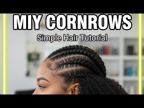The ONLY Cornrow Tutorial You Need!(MIY Easy Guide For Beginners)💥💫