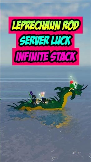 NEW ROD GRANTS SERVER LUCK?? 🍀 #fisch