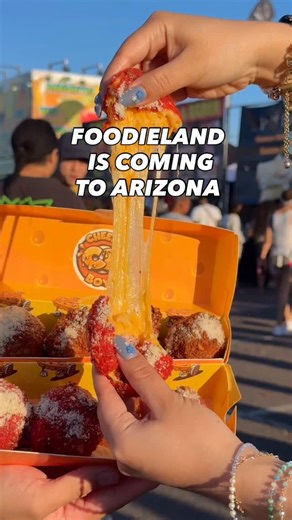 MASSIVE FOOD FESTIVAL IN ARIZONA! 🔥@foodielandphoenix is one of the largest food festivals in the country and it’s coming to Arizona for the last time this year so you don’t want to miss it! With over 200 vendors there are so many fun and delicious eats and drinks to try! Plus there will be games, performances and free parking! Make sure to grab your tickets early online! Comment below if you are planning on coming to FoodieLand Phoenix! EVENT DETAILS: - October 10-12, 2025 - Phoenix Raceway (7