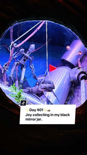 Exploring Joy at Meow Wolf with My Black Mirror Jar