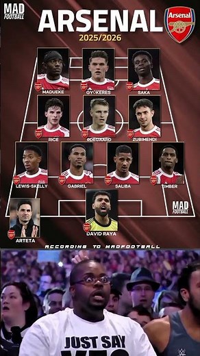 Arsenal 2025/26 Starting XI 🔥 | Next Generation 💪