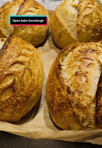 Open Bake Sourdough Loaves: Scoring Techniques