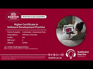 Deep Dive: Higher Certificate in Software Development Practice