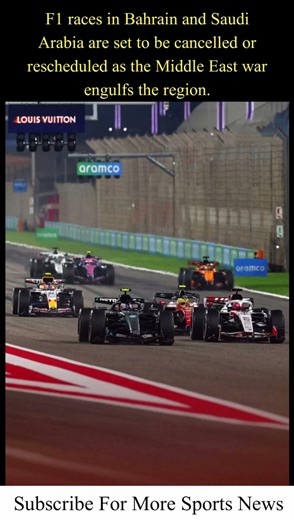 F1 Races In Bahrain And Saudi Arabia Are Set To Be Cancelled