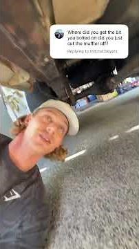 This is how I cut my exhaust so I can re-attach and remove the muffler on the Hilux.