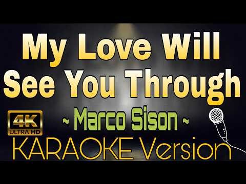 MY LOVE WILL SEE YOU THROUGH by Marco Sison (HD KARAOKE Version)