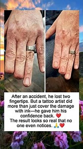 He Lost Two Fingers in an Accident, But This Tattoo Changed Everything