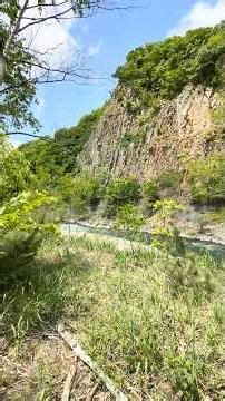 [Striking Rock Formations and Natural Beauty] Toyohira River Green Space, Ishiyama-minami, May 25...