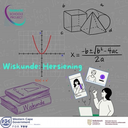 Lesson will be available at the end of the session please allow us to upload it @ schools.sun.ac.za 🗓 Sign up for free: https://schools.sun.ac.za/login/signup.php Remember to check your emails to verify your details. #wced #stellenboschuniversity #telematicschoolsproject #elearning #BackToLearning #Education #livebroadcastsurprise | Telematic Schools Project