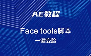 AE教程|一键换脸 Face tools脚本