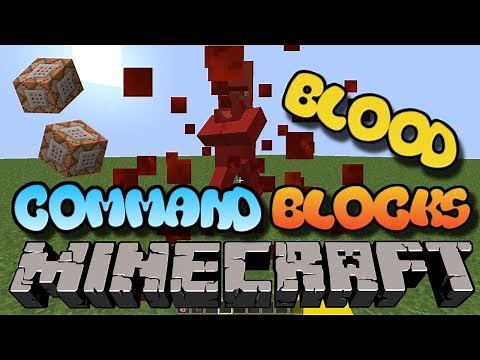 Minecraft Command Block Realistic Blood Tutorial Bedrock Edition (Xbox One,Mcpe,Windows10)