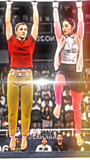 Unbreakable Rivals: The Pull-Up Bar Duel. #pullupbar #pullups #femalefighter #fyp #unitedstatesofamerica