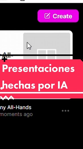 Esta inteligencia artificial puede crear presentaciones estilo power point para ti de cualquier tema usando IA. La aplicación se llama Tome, es gratis, solo hay que registrarse, le damos a crear, escribimos una frase de la presentación que queremos y en menos de un minuto tendemos la presentación hecha con imágenes incluidas generadas también por inteligencia artificial. #IA #powerpoint #presentaciones #tecnología #herramientasdigitales #productividad