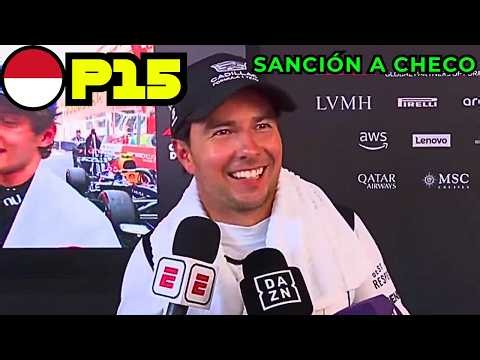 Declaraciones de Checo Pérez Tras Su Polémicos Puntos | F1 Mónaco 2026