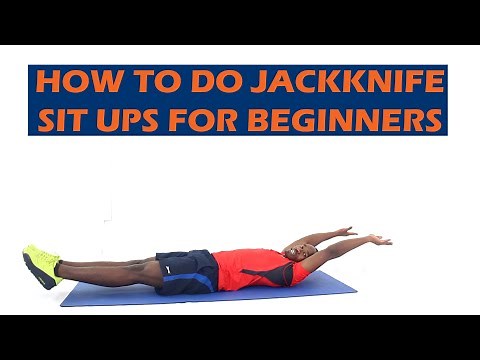How to Do Jackknife Sit Ups for Beginners | Ab & Core Exercise