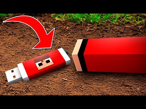 JJ and Mikey Found Secret USB Drive in Minecraft (Maizen)