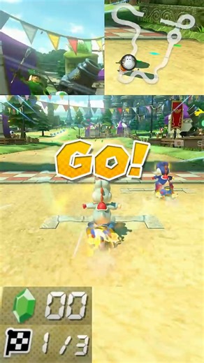 Don_t Race Shortcat on Hyrule Circuit Mario Kart 8 Deluxe | Short Cat