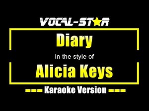 Alicia Keys - Diary (Karaoke Version)