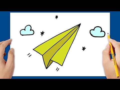 COMMENT DESSINER UN AVION EN PAPIER FACILE