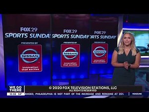 WTXF Fox 29 News at 11pm Sunday open September 20, 2020
