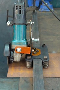 1.5M views · 12K reactions | Metalworking Tooltips and Tricks Angle Grinder Scroll Saw Rail Guide Idea | Woodworking Tools | Facebook