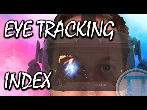 Does the VALVE INDEX use EYE TRACKING for high resolution displays?