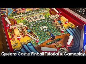 Queen's Castle Pinball Tutorial & Gameplay (Zaccaria 1978)