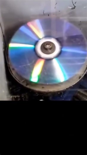 What Happens When You Cut a CD at High Speed? 🔥 Amazing Experiment