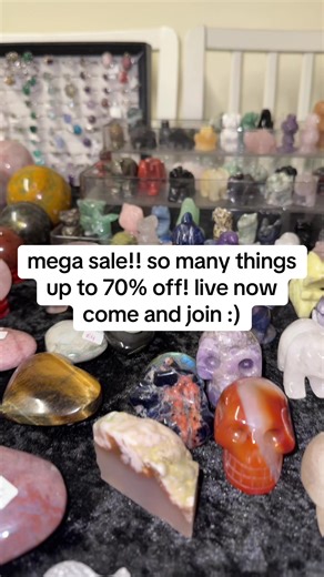 we will be extending the sale for a couple more days so grab some bargains while you can!! #crystals #crystaltok #crystalshop #crystalsale #megasale
