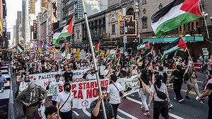 NYC protesters call for 'intifada revolution' hours after terrorist with ISIS flag killed at least 15 in New Orleans