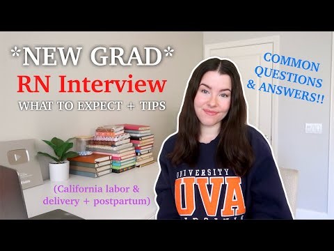 L&D Interview Questions & Answers | My TOP TIPS as New Grad Nurse in California👩‍⚕️💗🩺