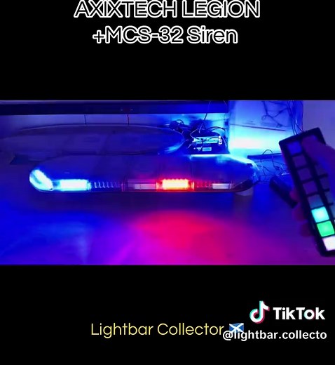 Axixtech Legion Lightbar & MCS-32 Siren Demo