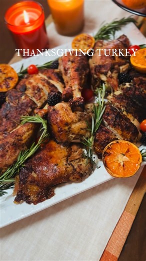 Ammi’s Kitchen | food content creator | THANKSGIVING TURKEY!! 🦃🍗 This roasted turkey recipe guarantees incredible flavor, juicy, tender meat, and golden-brown crispy skin.... | Instagram