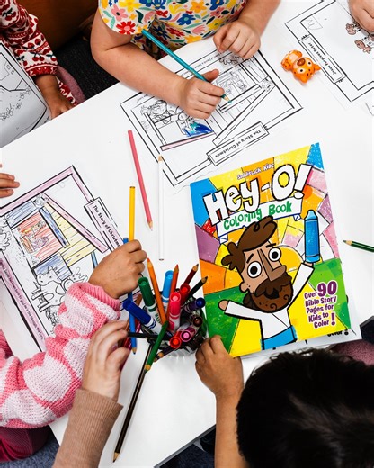Saddleback Kids | The brand new Hey-O! Coloring Book is almost here!🤩❤️This weekend, February 28th & March 1st, every child who checks in to Saddleback Kids... | Instagram