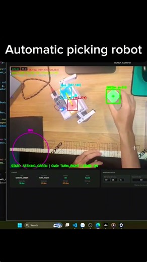 Autonomous Robot for Object Detection and Pickup
