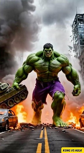 KONG vs HULK – Epic Monster Battle | Full Cinematic Fight#KongVsHulk #MonsterFight