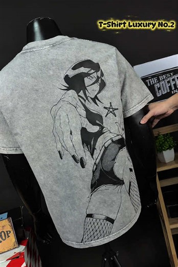Vintage washed, heavyweight, and dripping with Bleach vibes — grab this Rukia tee before it’s gone. #RukiaKuchiki #SoulReaperStyle #BleachAnime #BleachManga #RukiaKuchikiShirt