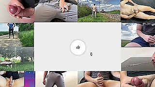 Naughty Exhibitionist Shows Off In Public With Her Chastity Cage - RedPorn.Tv
