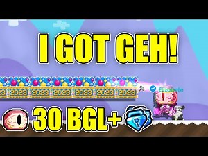 I GOT GEH! (30+ BGL!) | Growtopia 2023 |