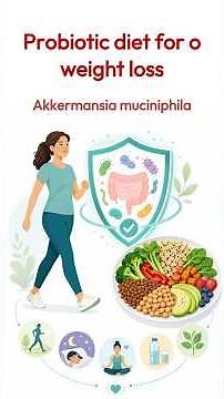 Probiotic diet for weight loss (Akkermansia muciniphila)