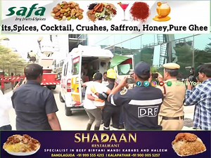 Press Release Date: June 9, 2025 {{Successful Fire Mock Drill Conducted at ICCC Building, Banjara Hills}} Today, a comprehensive fire mock drill was successfully conducted at the ICCC building in Banjara Hills, Hyderabad, under the supervision of the Director, TG ICCC. Various departments participated in this drill, including the Fire Department, Medical and Health Department, Municipal, Hydra, NDRF, R&B, Electricity Department, 108 Ambulance Services, Water Works, and the Hyderabad City Police 