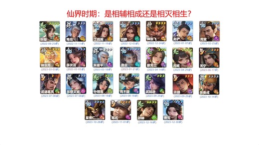 【三国杀一将成名】新杀23年武将井喷，第三代仙界武将来袭！最保值的居然不是大梦仙尊？