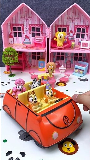 Satisfying with Unboxing & Review Bluey New Car Toy ASMR 🐶🚗✨️ #toys #bluey #shorts