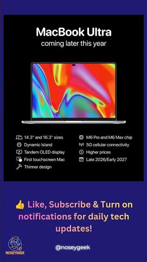 Apple's Most Powerful MacBook Yet? MacBook Ultra Leaks 👀