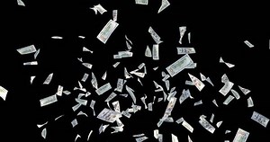 Falling Us 100 Bills 4k Transparent Stock Footage Video (100% Royalty-free) 1099424943 | Shutterstock