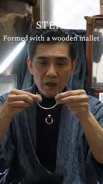 4 Steps of Silver Bangle Making #wabunka #japan