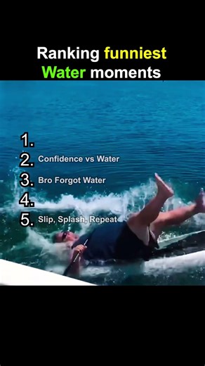 Ranking funniest water movements #funny #viral #water